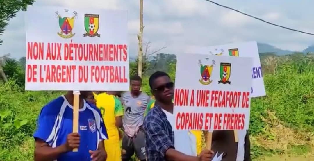 FECAFOOT : manifestations à Mbankomo lors de l’élection