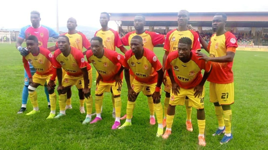 Unisport du Haut-Nkam lors de sa victoire 2-1 contre Stade Renard en MTN Élite One